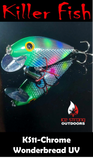 Ice Strong Outdoors - Killer Fish - Rattling Shallow Diver UV - NEW 2026 Colors Just Released!