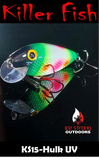 Ice Strong Outdoors - Killer Fish - Rattling Shallow Diver UV - NEW 2026 Colors Just Released!