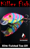 Ice Strong Outdoors - Killer Fish - Rattling Shallow Diver UV - NEW 2026 Colors Just Released!