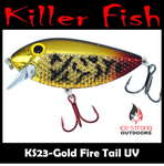 NEW!!!  Killer Fish - Rattling Shallow Diver UV