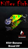 Ice Strong Outdoors - Killer Fish - Rattling Shallow Diver UV - NEW 2026 Colors Just Released!