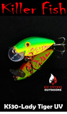 Ice Strong Outdoors - Killer Fish - Rattling Shallow Diver UV - NEW 2026 Colors Just Released!