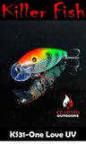 Ice Strong Outdoors - Killer Fish - Rattling Shallow Diver UV - NEW 2026 Colors Just Released!
