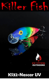 Ice Strong Outdoors - Killer Fish - Rattling Shallow Diver UV - NEW 2026 Colors Just Released!