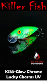 Ice Strong Outdoors - Killer Fish - Rattling Shallow Diver UV - NEW 2026 Colors Just Released!