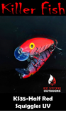 Ice Strong Outdoors - Killer Fish - Rattling Shallow Diver UV - NEW 2026 Colors Just Released!