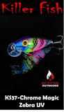 Ice Strong Outdoors - Killer Fish - Rattling Shallow Diver UV - NEW 2026 Colors Just Released!