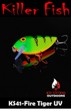 Ice Strong Outdoors - Killer Fish - Rattling Shallow Diver UV - NEW 2026 Colors Just Released!