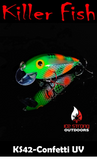 Ice Strong Outdoors - Killer Fish - Rattling Shallow Diver UV - NEW 2026 Colors Just Released!