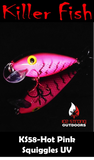 Ice Strong Outdoors - Killer Fish - Rattling Shallow Diver UV - NEW 2026 Colors Just Released!