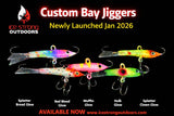 **NEW Jan 2026*** Glow Custom Bay Jiggers -  3/8 oz and 1/2 oz