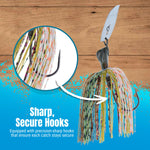Reaction Tackle Lead Breaker Jigs- 3-Pack; Durable Fishing Jigs for Freshwater & Saltwater - New