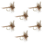 March Brown Classic Dry Fly - 6 Flies Hook Size 14