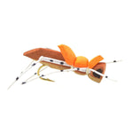 Basics Collection - Foam Hoppers Dry Fly Assortment - 10 Dry Fishing Grasshopper Flies - 5 Patterns - Hook Size 10
