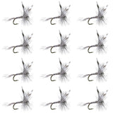 Mosquito Classic Trout Dry Fly Fishing Flies - 1 Dozen Size 10