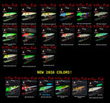 Ice Strong Outdoors - Killer Fish - Rattling TROLLING PLUG UV - NEW 2026 Colors Just Released!