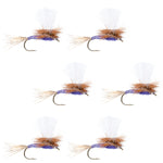 Parachute Purple Haze Dry Fly - 6 Flies Size 12