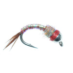 Bead Head Rainbow Warrior Nymph Fly Fishing Flies One Dozen Hook Size 14