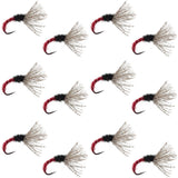 Red Zebra Sakasa Kebari - 12 Tenkara Flies - Size 14