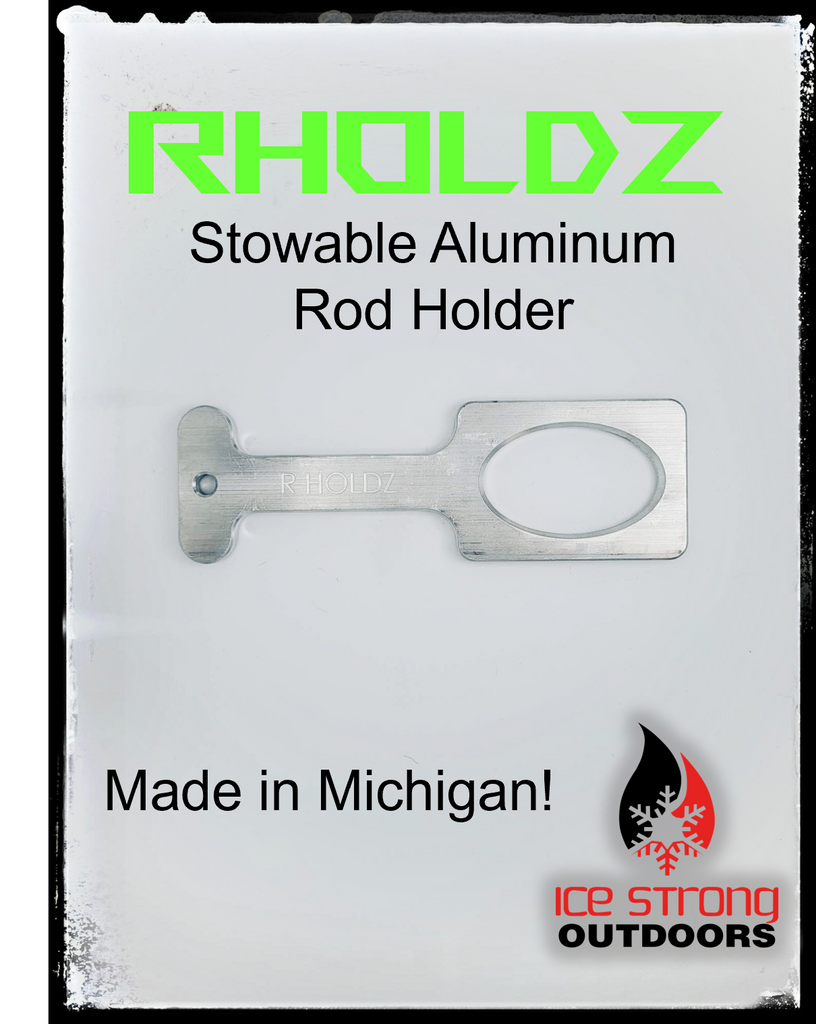 Rod Holder & Rod Storage Ice Fishing Rods Cutouts Saltwater Aluminum  Holders 5 
