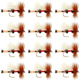 Royal Trude Classic Hair Wing Dry Fly - 1 Dozen Flies Hook Size 10