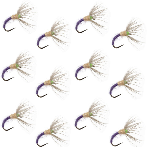 Grave Digger Sakasa Kebari - 12 Tenkara Flies - Size 14