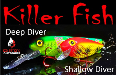 NEW JUNE 2025 - Killer Fish - Rattling DEEP Diver UV