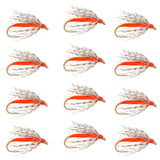 Soft Hackle Partridge and Orange Fly Fishing Wet Flies -1 Dozen  Flies Hook Size 16