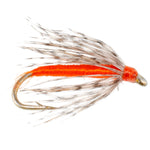 Soft Hackle Partridge and Orange Fly Fishing Wet Flies - 6 Flies Hook Size 16