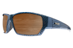 Raze Eyewear - Sonar 28051 - Blue Carbon Fiber Polarized