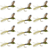 Sparkle Dun Baetis Mayfly - 12 Flies Hook size 20