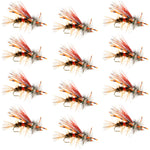 Kaufmann's Royal Crystal Stimulator Rubber Legs Dry Fly - 1 Dozen Flies Hook Size 16