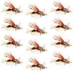 Kaufmann's Royal Crystal Stimulator Rubber Legs Dry Fly - 1 Dozen Flies Hook Size 14