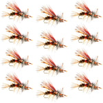 Kaufmann's Royal Crystal Stimulator Rubber Legs Dry Fly - 1 Dozen Flies Hook Size 12