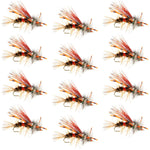 Kaufmann's Royal Crystal Stimulator Rubber Legs Dry Fly - 1 Dozen Flies Hook Size 8