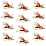 Kaufmann's Royal Crystal Stimulator Rubber Legs Dry Fly - 1 Dozen Flies Hook Size 8