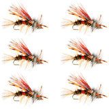 Kaufmann's Royal Crystal Stimulator Rubber Legs Dry Fly - 6 Flies Hook Size 16