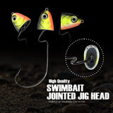 Reaction Tackle Tungsten Swing/ Swimbait Jig Heads