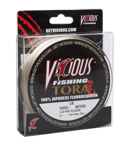 Vicious Tora 100% Japanese Fluorocarbon - 19 Lb Test