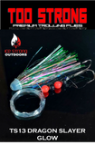 Ice Strong Outdoors - Too Strong Premium Trolling Flies - Fully Rigged - NEW 2026 Colors Released!