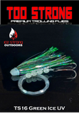 Ice Strong Outdoors - Too Strong Premium Trolling Flies - Fully Rigged - NEW 2026 Colors Released!