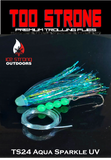 Ice Strong Outdoors - Too Strong Premium Trolling Flies - Fully Rigged - NEW 2026 Colors Released!