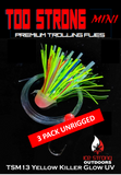 Too Strong Premium Trolling MINI Flies - 3 Pack Unrigged
