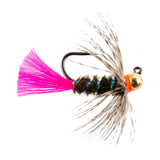 Tungsten Bead Jig Tactical Blow Torch Czech Nymph Euro Nymphing Fly - 1 Dozen Flies Size 10