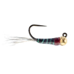 3 Pack Tungsten Bead Black Perdigon Tactical Jig Czech Euro Nymph Spanish Nymphing Fly - Hook Size 14