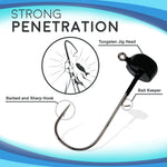 Reaction Tackle Tungsten Ned Rig-Shroom Jigs (5-Pack)