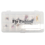 Trout Fly Assortment - Essential Western Dry and Nymph Fly Fishing Flies Collection - 1 Dozen Trout Flies with Fly Box