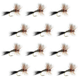 Ausable Wulff Classic Dry Fly 1 Dozen Flies  Hook Size 14