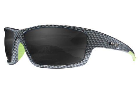 Raze Eyewear - Z-Coast 21041 - Carbon Fiber Gloss Polarized