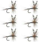 Adams Classic Dry Fly - 6 Flies - Hook Size 14